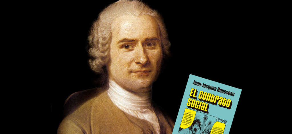 El contrato social, el manga. Jean-Jacques Rousseau.
